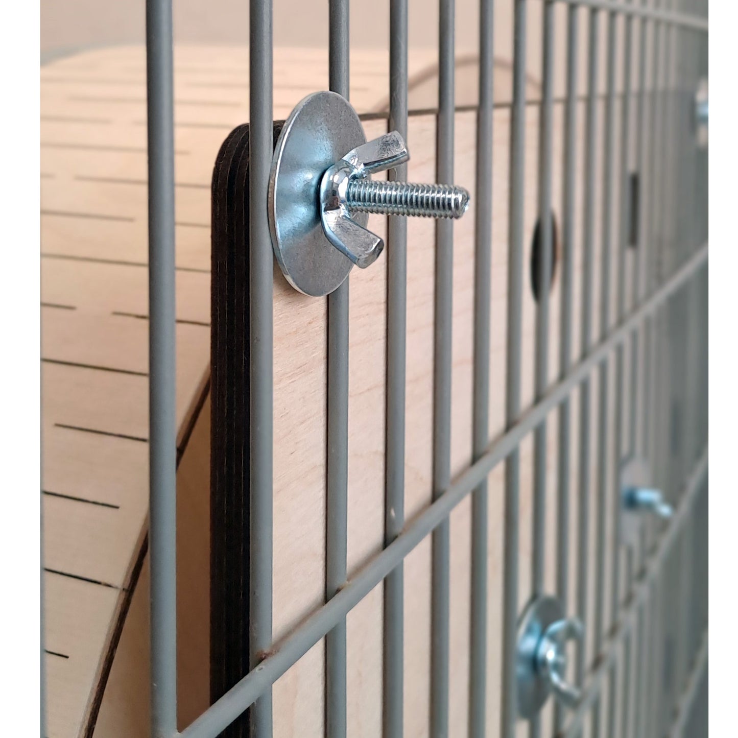 Cage Lattice Strengthening Board for Running Wheel – Reinforcement Panel to Reduce Vibration & Noise – Stable Wheel Support