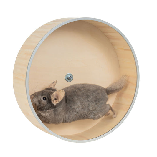 The Best Kiln-Dried Pine Chinchilla Running Wheel