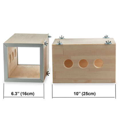 Wood Hanging Chinchilla Tunnel