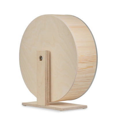 The Best Kiln-Dried Pine Chinchilla Running Wheel on a Stand