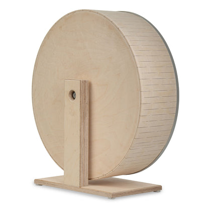 Chinchilla Wheel on a Stand– Silent, Safe, and Durable Exercise Wheel for Small Pets, Hedgehogs, Squirrels, Rats, and Degus