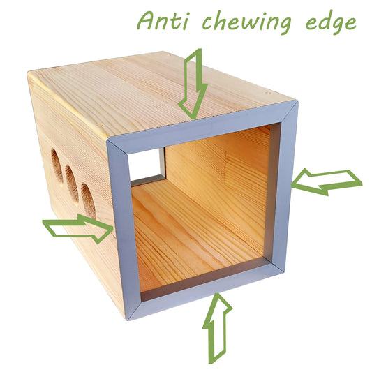 Wood Hanging Chinchilla Tunnel