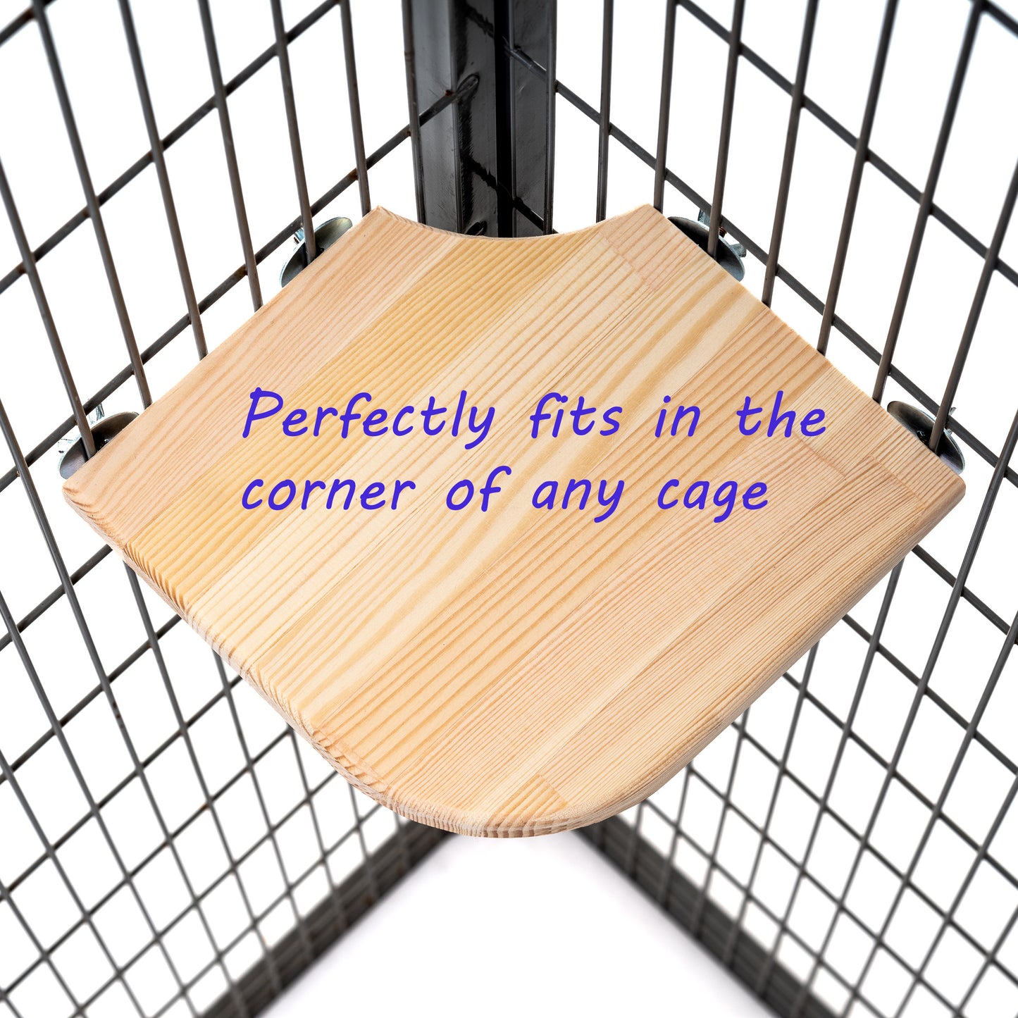 AMIDA Craft 8-Piece Pine Wood Shelf Set for Chinchillas, Rats, Parrots & Other Small Pets